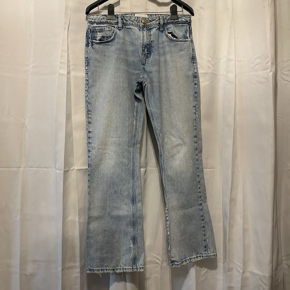 FRAME Denim The Low Boot Bootcut Jeans 29(32), distressed faded style, excellent